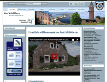 Tablet Screenshot of amt-altdoebern.de